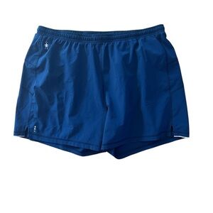 Smartwool men’s 5” running shorts Merino sport navy blue XL outdoor